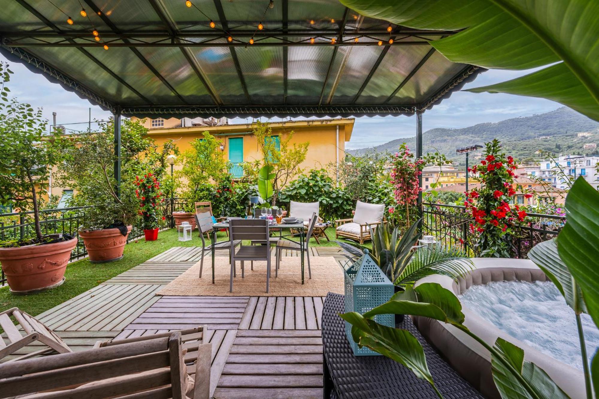 Terrazza Portofino Splendido Appartamento Con Piscina Idromassaggio - Parcheggio Gratis Santa Margherita Ligure Eksteriør billede